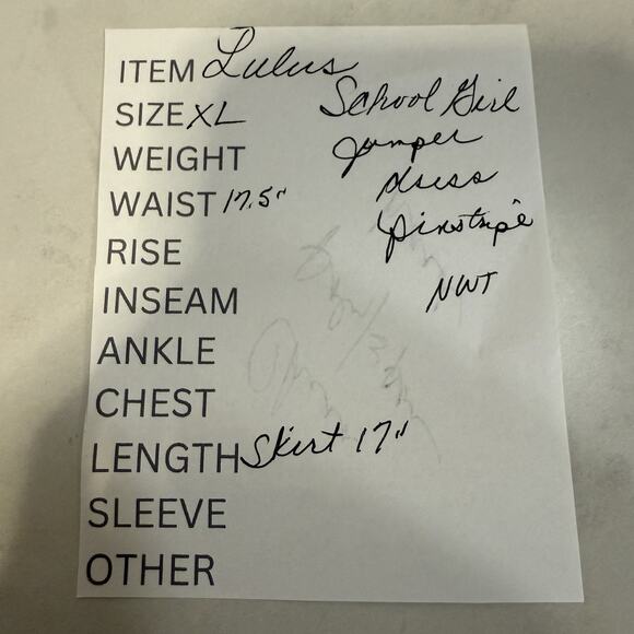 Lulus Size XL Posh Attraction Grey Pinstriped Button-Front Halter Mini Dress NEW - Picture 10 of 10